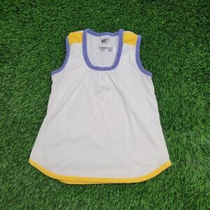 Vintage 80s Catalina MOD Tank-Top Womens XS 15x22 Terry Trim